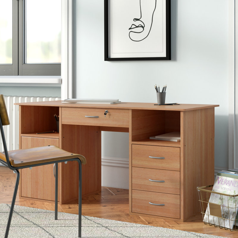 Shelton Solid Wood Computer Desk