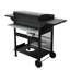 Barbecue au gaz propane 49200Btu, 4, grilles de cuisson en émail, table d'appoint pliable, panier suspendu pour barbecue avec sortie, aire de patio