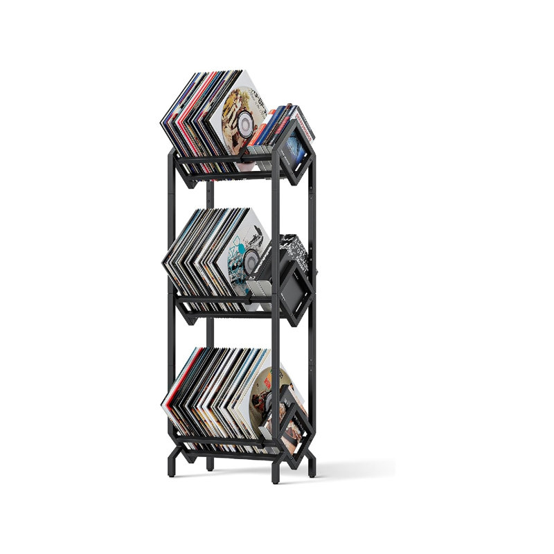 Metal 134.6cm H Media Shelves