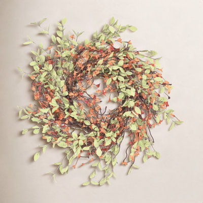 26" Handcrafted Foliage, Twig Thanksgiving Wreath