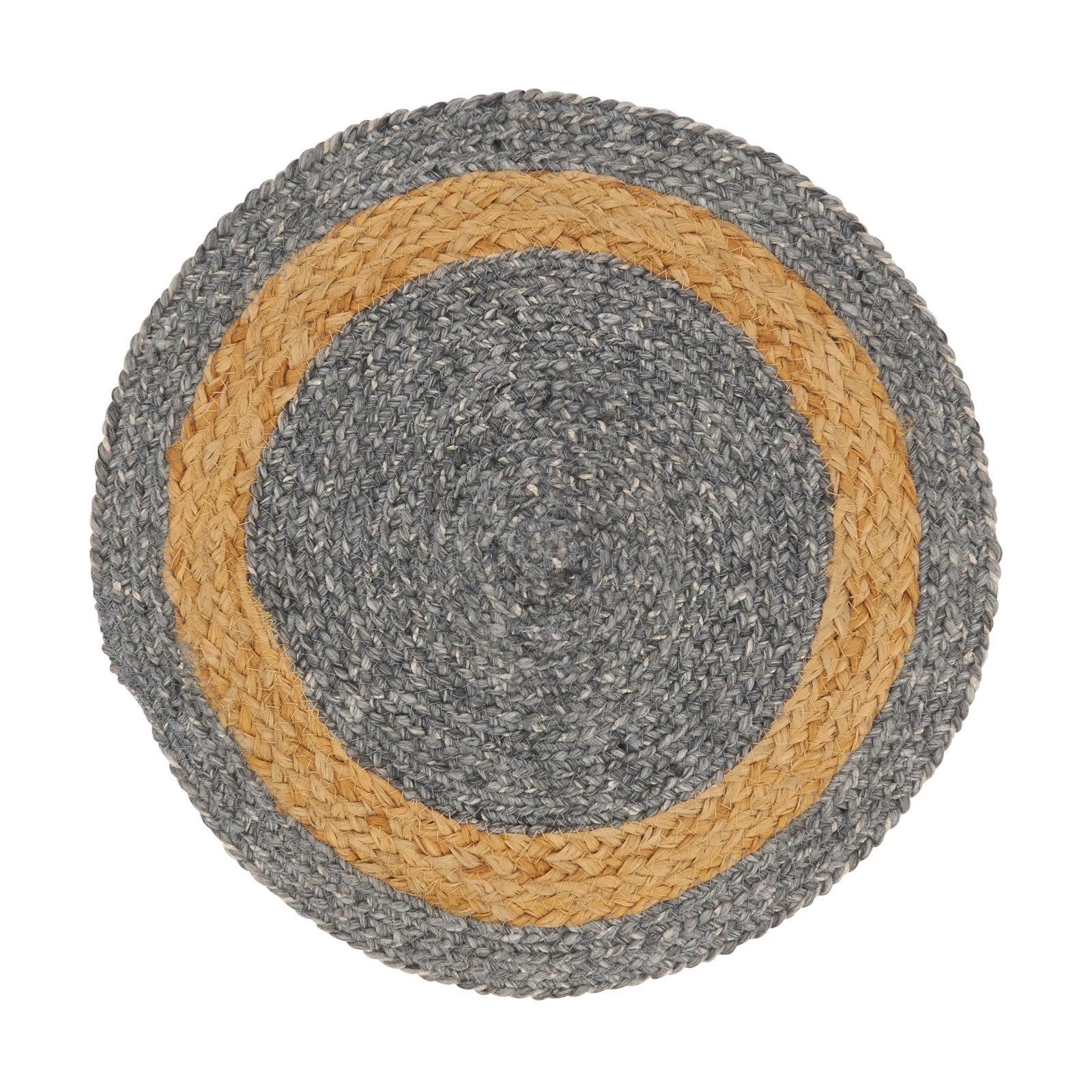 Claresta Jute Placemat, Gray
