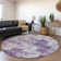 Premium Machine Washable Cerrito AMF566 Purple Rug
