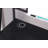 Metal Base Writing Desk with Power Outlet