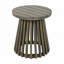 Table d'appoint d'extérieur en bois d'acacia-434278149