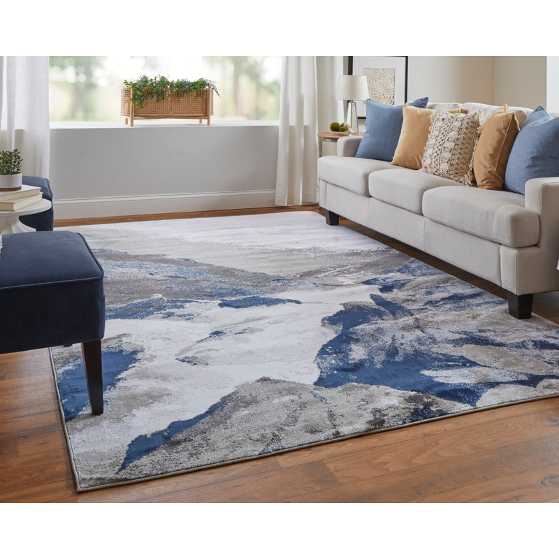 Pharrel Abstract Indoor Rug, Rectangle 5'2" x 7'2"