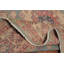 Tapis bleu géométrique à teinture de légumes Kazak 8 x 10
