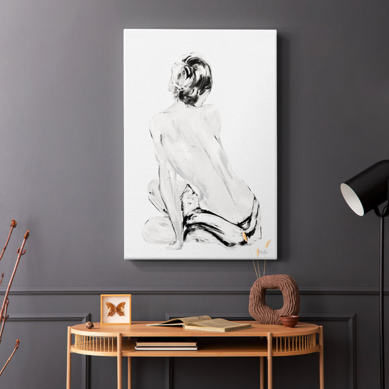 Impressionniste Soft Nude II - Cavas enveloppés de galerie, H 60 po x l 40 po