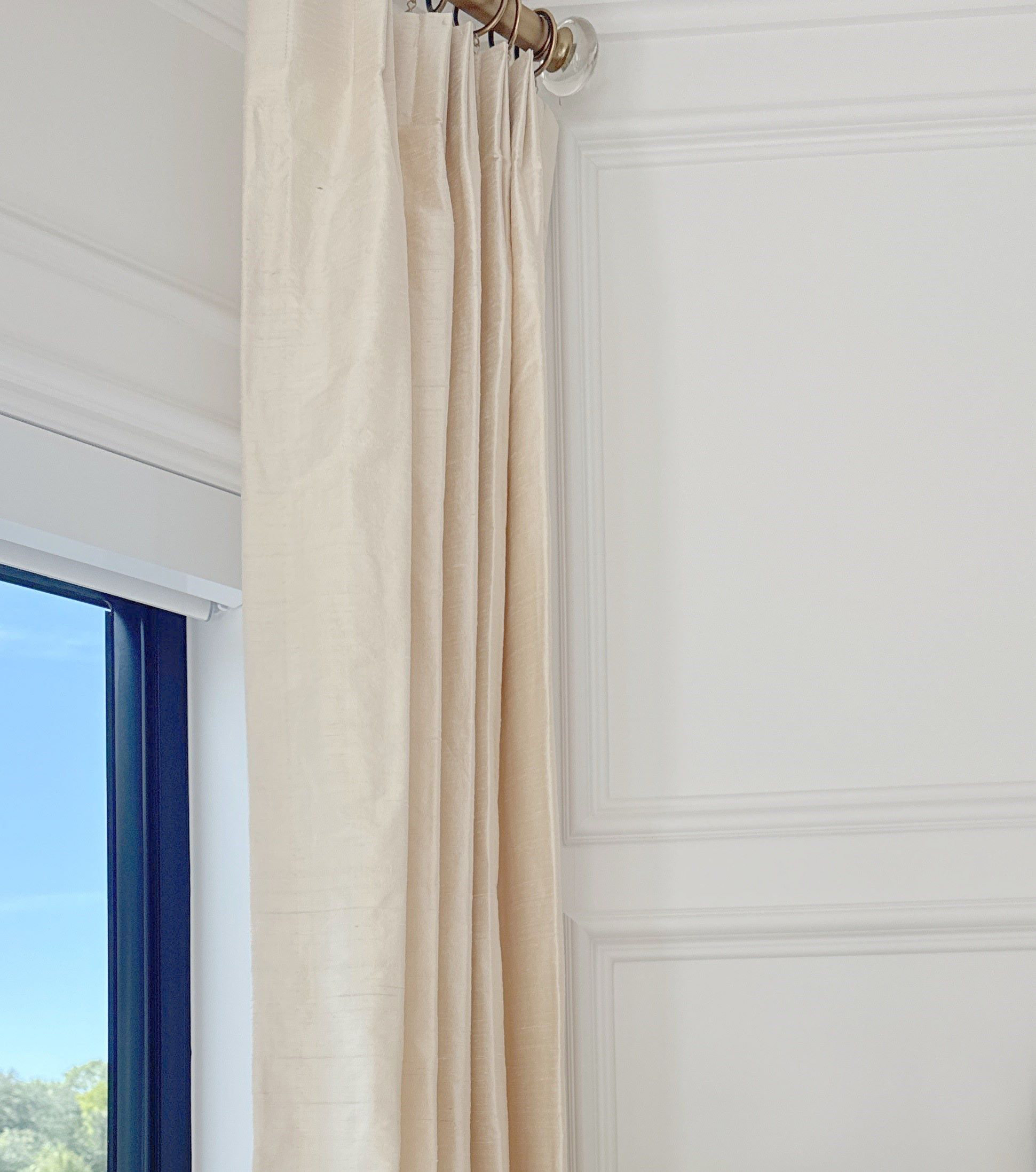 AD Couture Home Grand Duchess Silk Dupioni Thermal Blackout Pinch ...