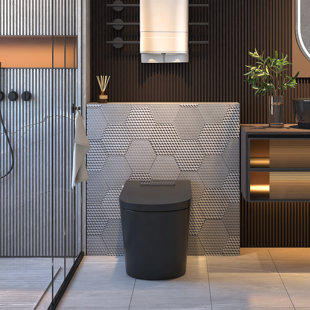 SEEWIN  Bidet Toilet With Heated Seat, Motion Sensor Flush, Smart Temperature Control Dryer and more