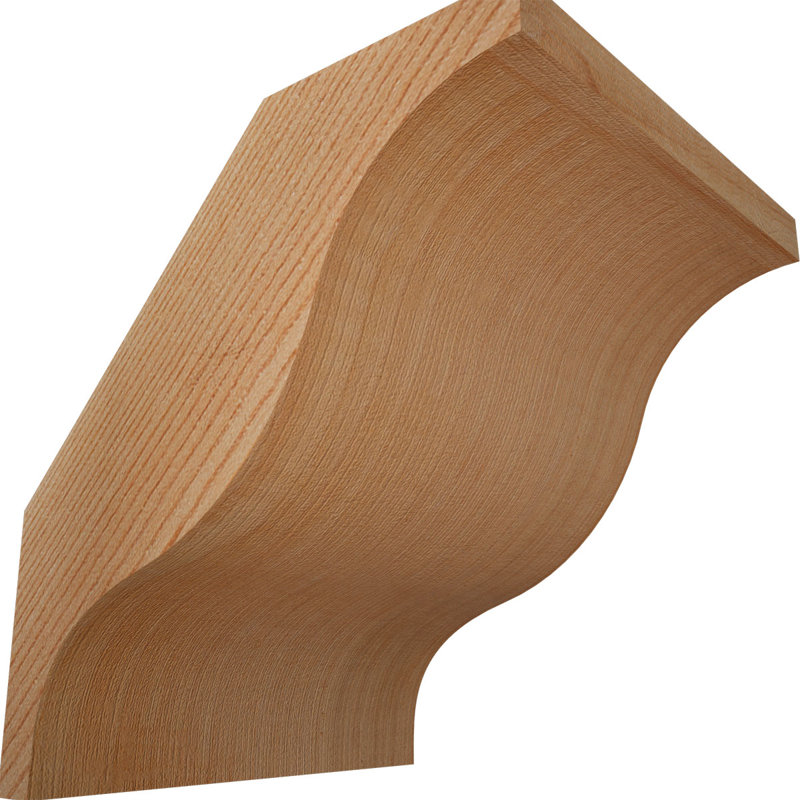 Attelle de genou Funston, Sapin de Douglas, Lisse, H 6 po x l 5,5 po x P 6 po
