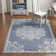 Tapis bleu/ivoire oriental Cora