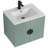 Pellabay Modern Bathroom Vanity with Fluted Circular Doors 24" Wide-123888074
