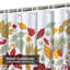 Rideau de douche en forme de cœur avec 12 crochets Autumn Leaves-1193672957