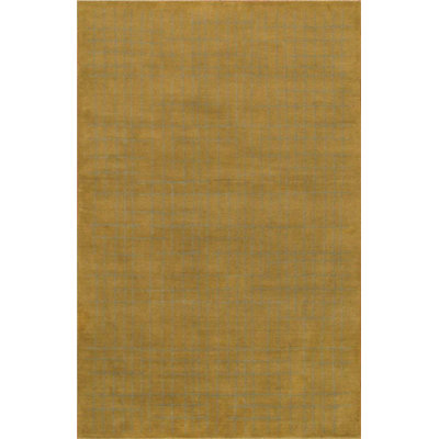Tapis vert en laine / coton à motif géométrique fait à la main 5 pi 2 po x 8 pi