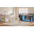 Twin Low Loft Bed Frame With Slide And Led Lights, Metal Twin Loft Beds With Under-Bed Play Space, Table And Storage Stairway, Modern Twin Beds With 2 Removable Fabric Drawers & Safety Guardrail, White-327639116