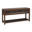 Table de canapé Twodrawer, aucun assemblage requis, finition deux tons