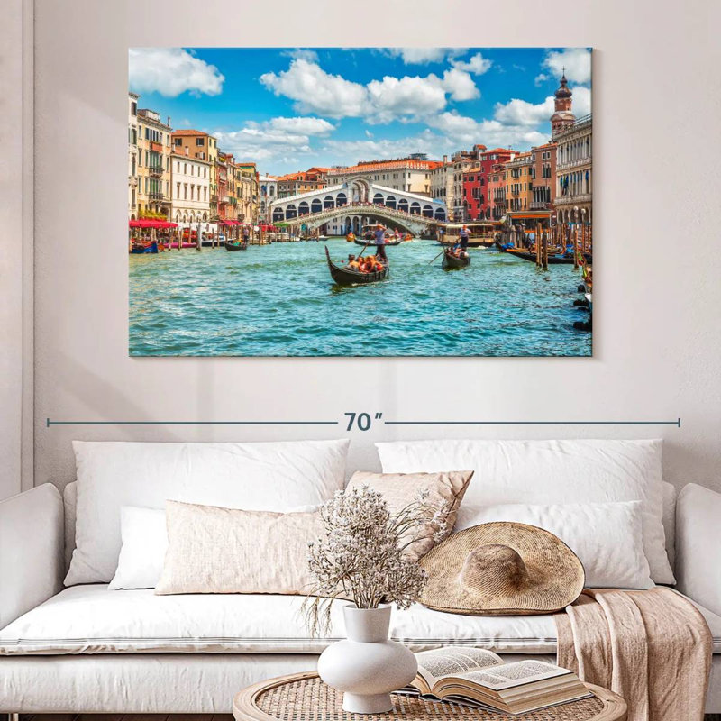 Balades en gondole Kavia Grand Canal, H 34 po x l 51 po