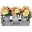 Farmhouse Centerpieces For Tables - Mason Jar Centerpieces For Dining Table, Coffee Table Centerpieces For Living Room With 3 White Mason Jars, Dining Table Décor-1718447969