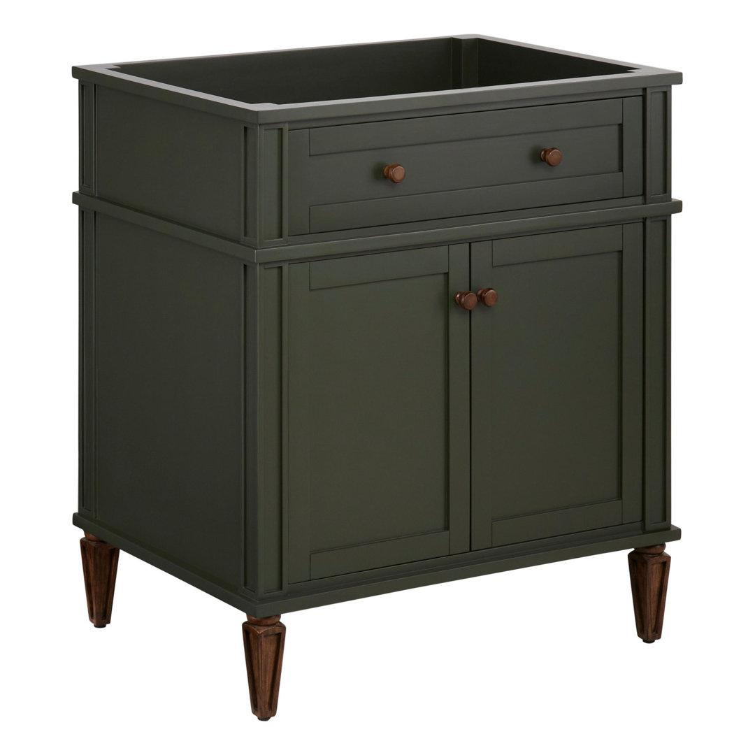 30" Elmdale Vanity with Undermount Sink - Vanity Cabinet Only Signature Hardware Base 