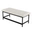 Banc en métal et similicuir-1921661174