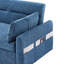 Canapé-lit avec canapé-lit 55,1 po avec dossier ajustable, poches de rangement, 2 coussins moelleux, ports USB-598307281