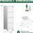 4 Drawer Lockable Metal File Cabinet On Wheels, For Home And Office, Flexible Storage With Adjustable Bar, Steel - Bearing Suspension, Finish White Metal, Tilt System, Easy Assembly, Full Extension-1084894692
