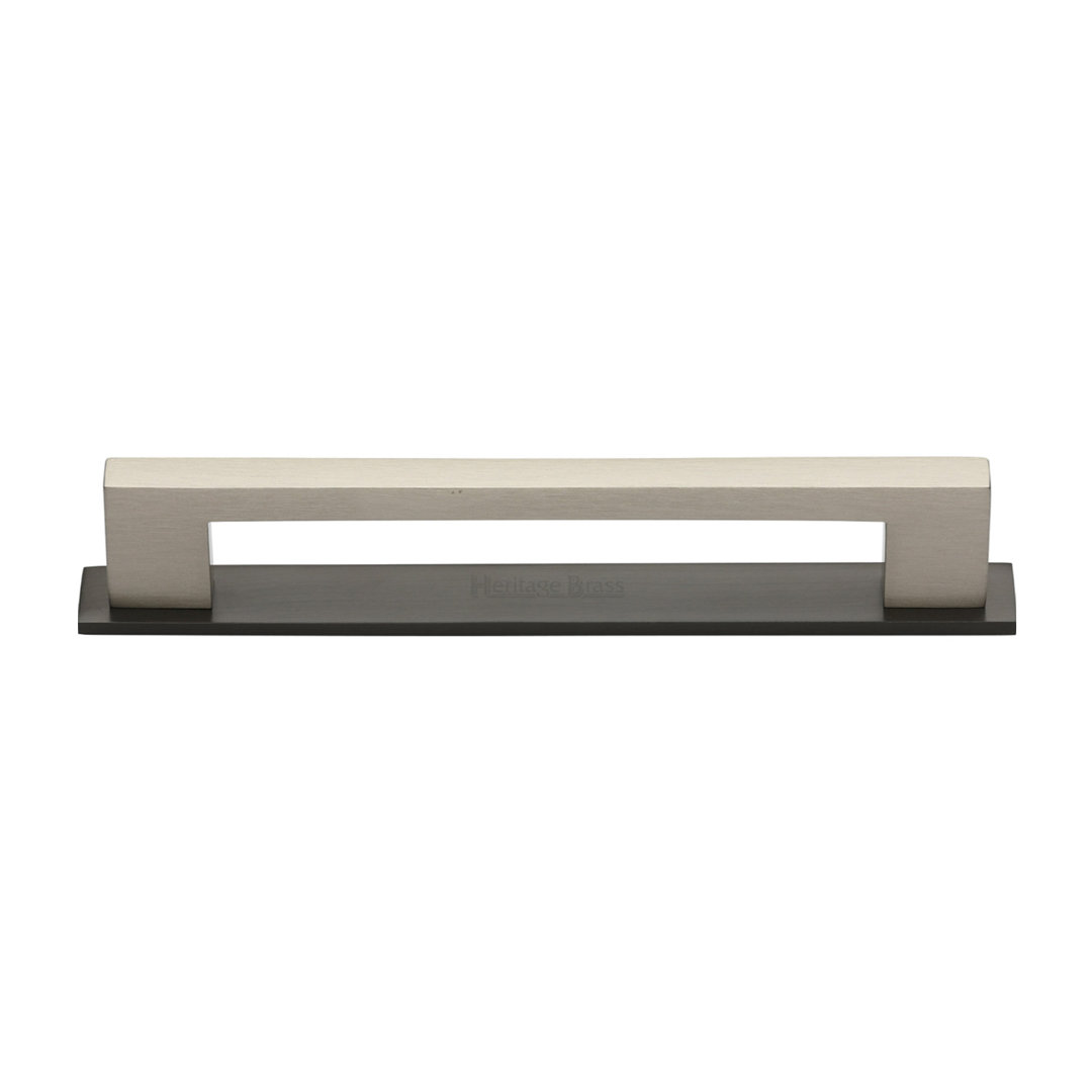 Heritage Brass Heritage Cabinet Pull Metro Design with Plate