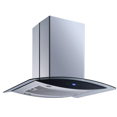 H102B Series 30" 439 CFM Convertible Island Range Hood in Stainless Steel
