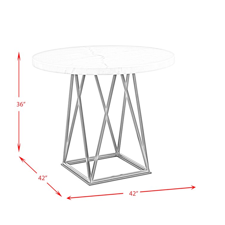 36 Round Cocktail Table x 42 Height