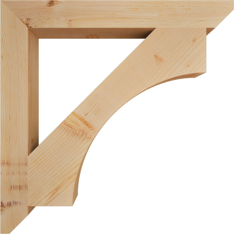 Support en bois Westlake, Sapin de Douglas, H 34 po x l 3,5 po x P 34 po
