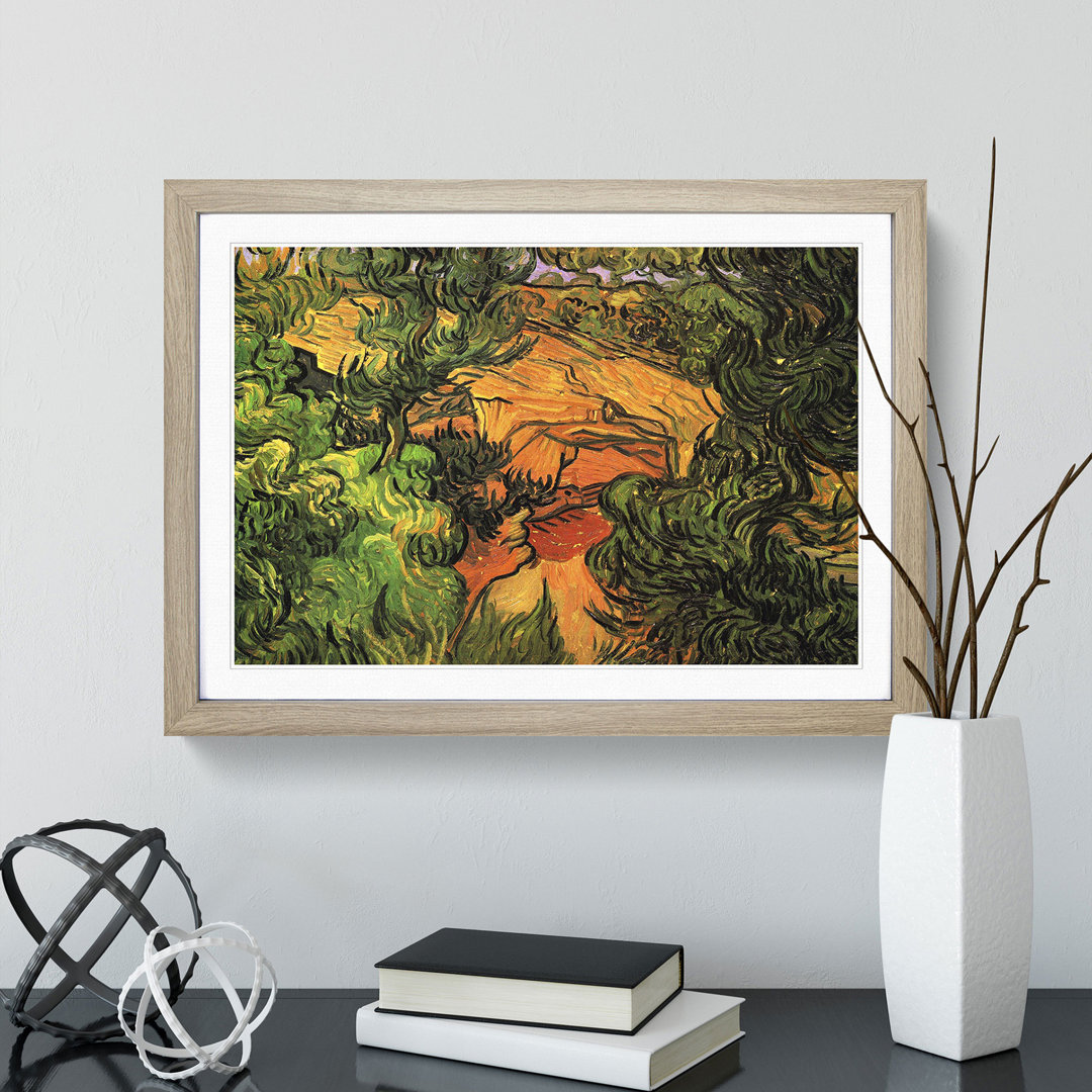 Entrance to a Quarry by Vincent Van Gogh - Picture Frame Painting