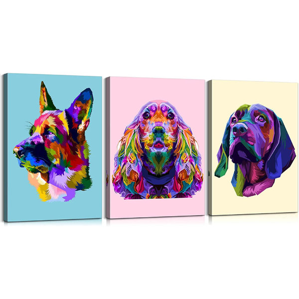 Red Barrel Studio® 3 Piece Wrapped Canvas Painting Set | Wayfair