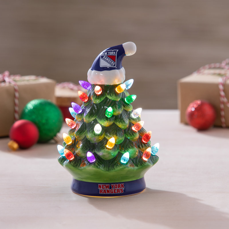 Maclachlan Christmas Tabletop Tree, New York Rangers