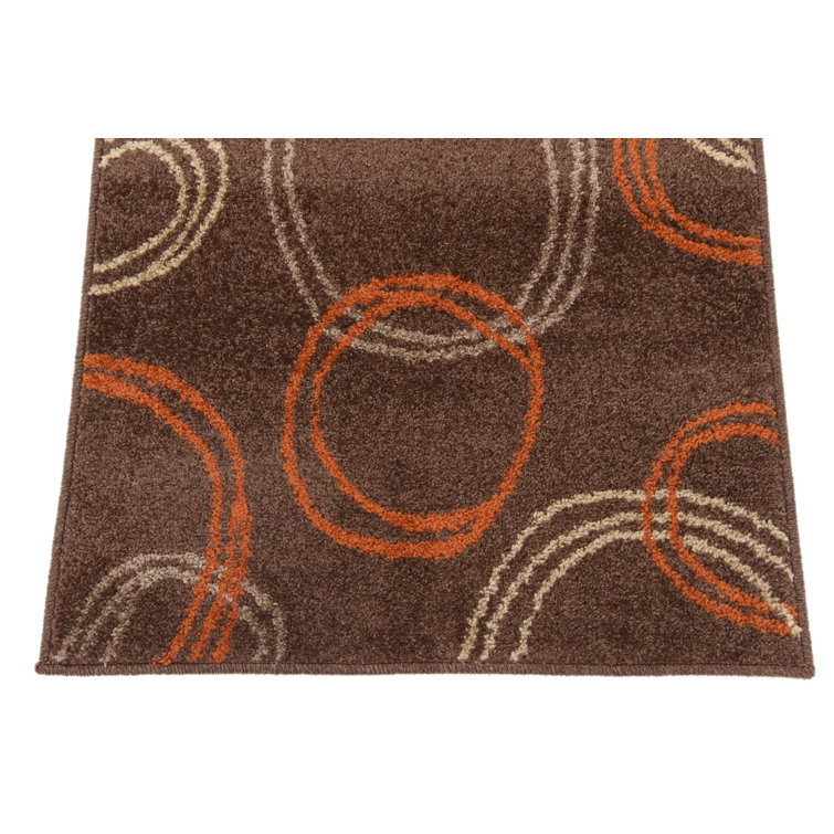 Jachim Abstract Brown Area Rug