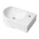 Alfi Brand 10.63'' White Ceramic Oval Bathroom Sink with Overflow
