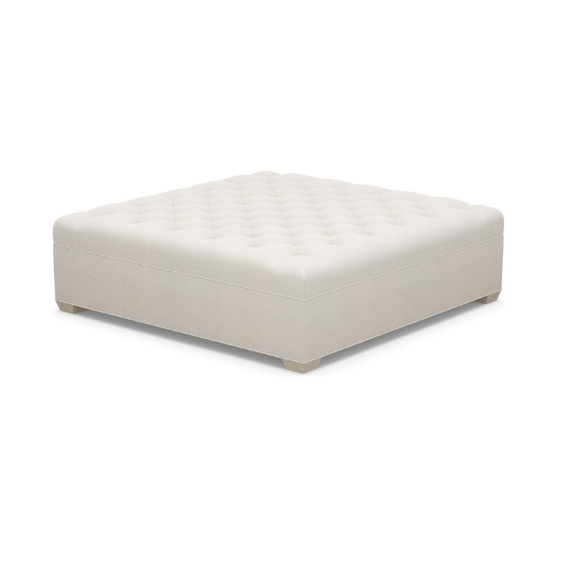 Square Ottoman, 9637-80, Sandstone