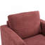 Fauteuil d'appoint moderne avec base robuste et coussin épais pour une utilisation quotidienne-133997597