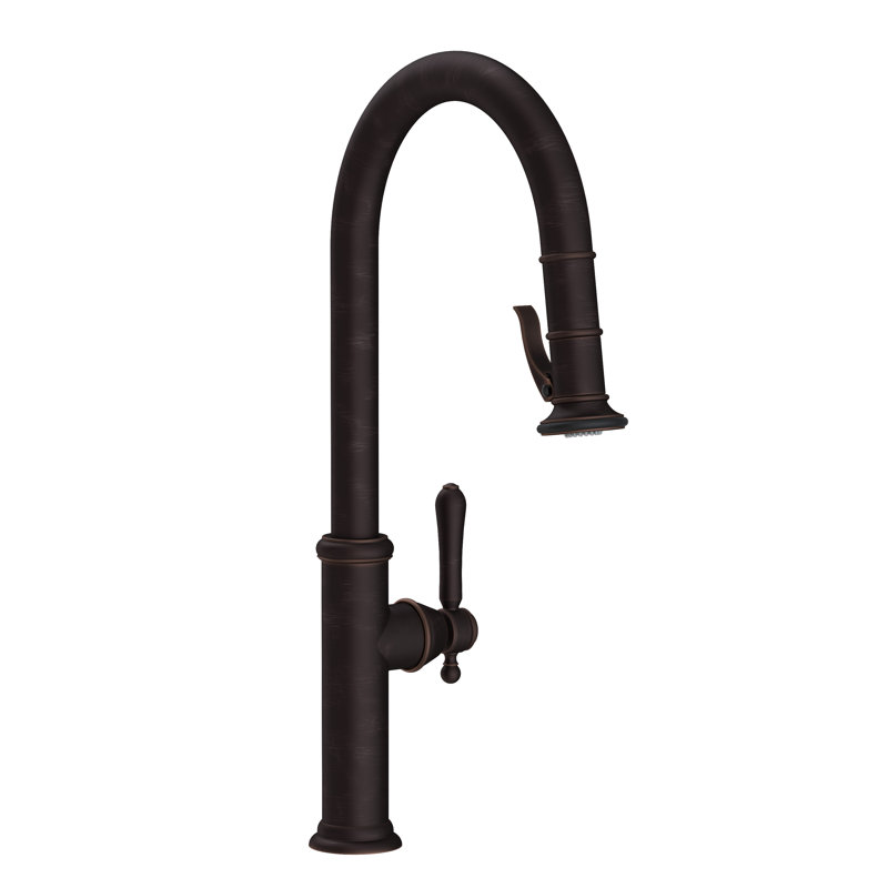 Pull-Down Kitchen Faucet - Trigger Spray, Venetian Bronze
