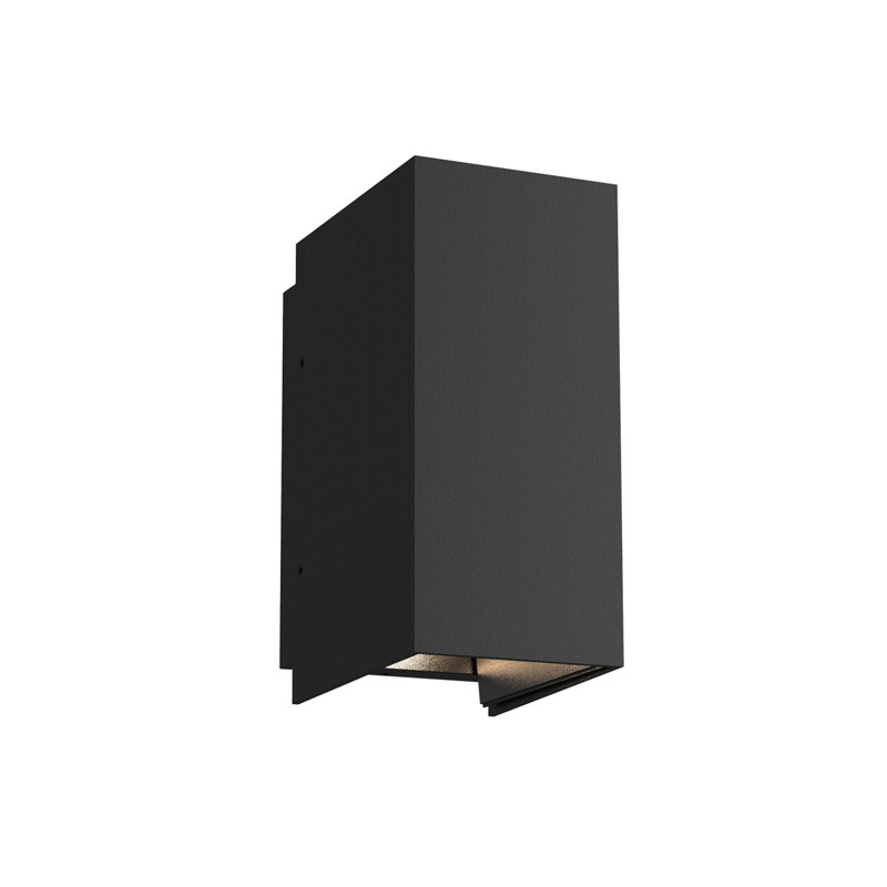 Helsinki Aluminum LED Wall Light, 6.75" H x 3.25" W x 5.38" D
