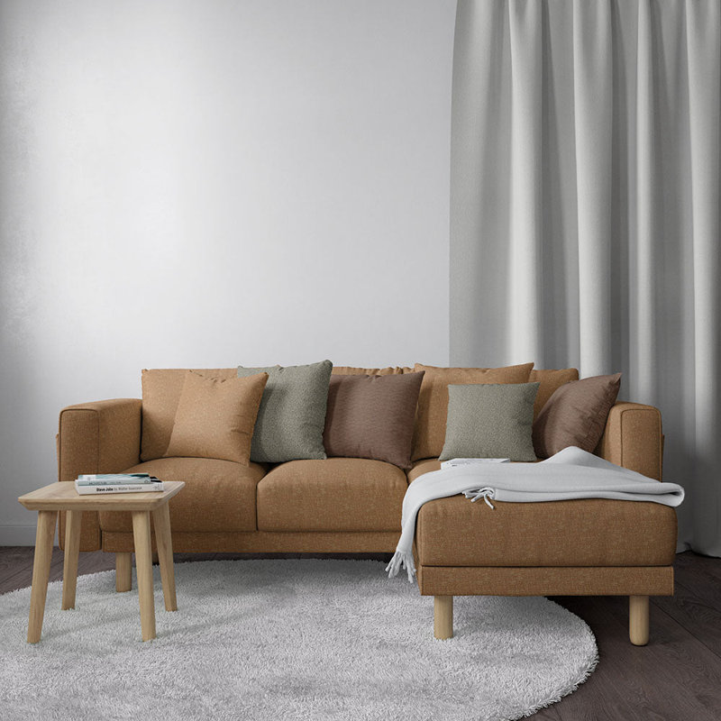 Tissu uni Abbeyshea Stature, Argile