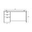 Bureau à caisson simple HON MOD-87690727-87690726
