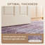 Tapis Penrose moderne abstrait gris en polyester lavable-679469575