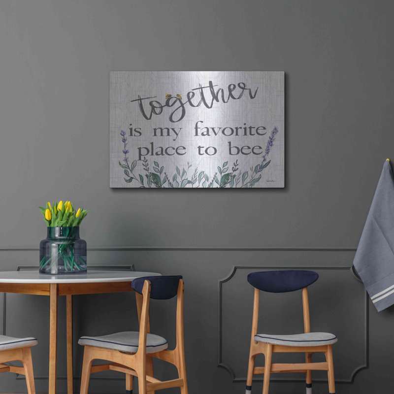 «Together Is My Favorite Place» par Susie Boyer, H 24 po x l 36 po
