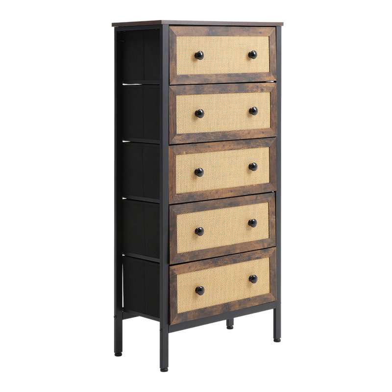 Annejet 62cm W 5 - Drawer Chest of Drawers