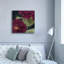  «Bourgogne floral 2» par Heidi Kuntz, art mural sur toile, 37 po x 37 po-199427201