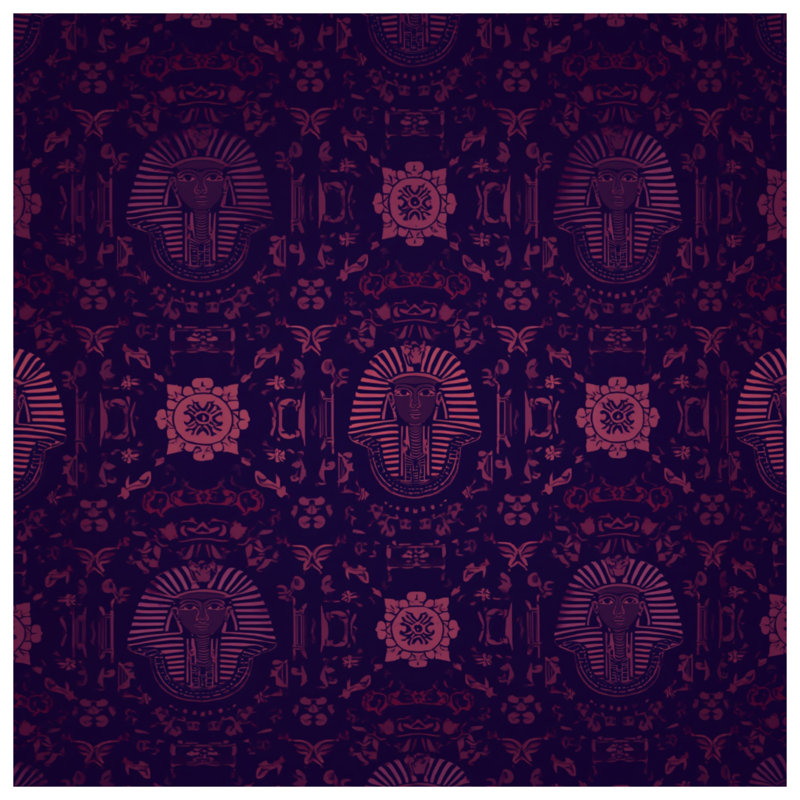 Egyptian Pharaoh Pattern Blankets, 60in W x 80in H