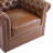 Lawrence Chesterfield Upholstered Swivel Club Chair-496064909
