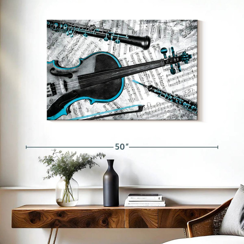 Abarca Musical Instruments Pop, 26" H x 39" W