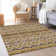 Premium Machine Washable Prisco Gold Rug