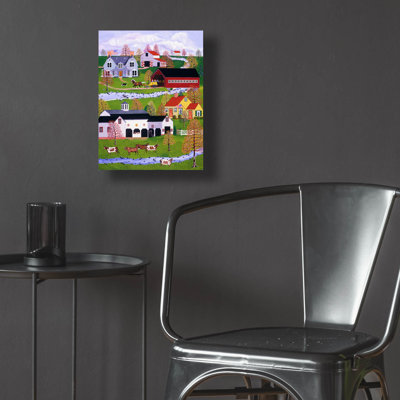 Yellow Buggy Ride' by Susan Henke Fine Art, Acrylic Glass Wall Art